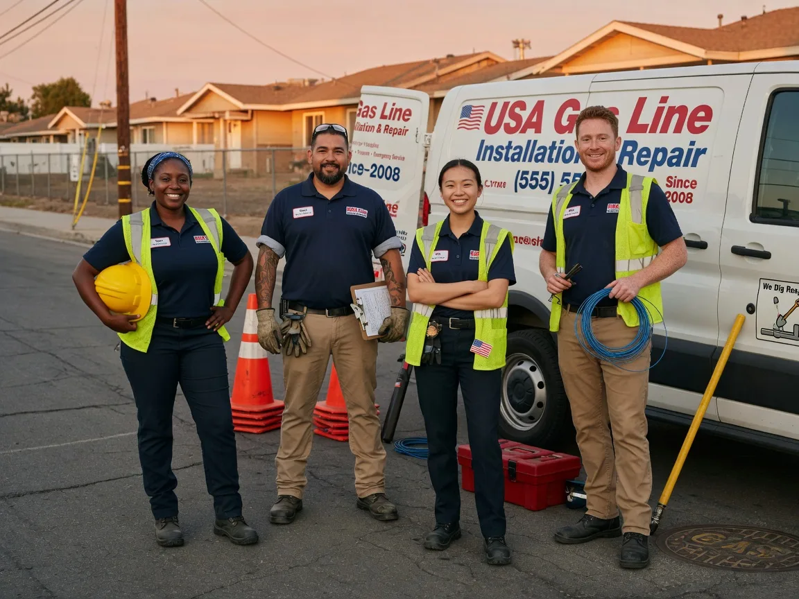 Gas Line Installation company in Newark, TX